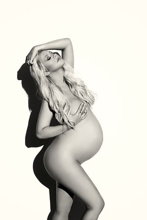 Christina Aguilera, NSFW, Nude, Pregnant