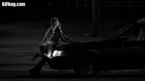 Fuck her over the car