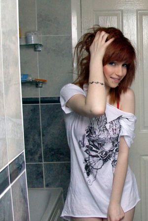 Sexy Emo Redhead