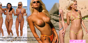 Collage of Bikinis - Bikini links throughout sexbigdirectory Look for pink sign