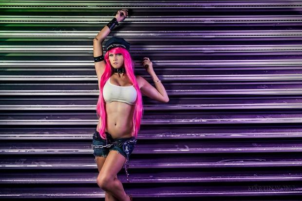 Poison (from Street Fighter) cosplay