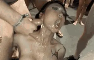 Nasty Bukkake Gif#KimXXX aka #Manga from GGG 
