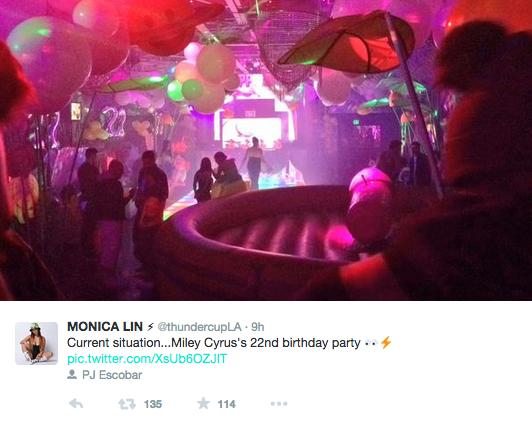 miley cyrus birthday