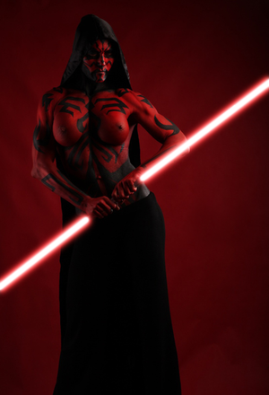 Darth Maul (from Star Wars) cosplay