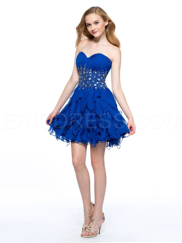 Tinkerbell - Abendkleid-Mischung in blau