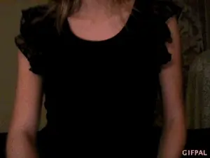 Black Shirt Boobs #2