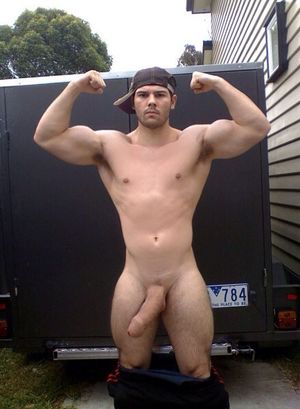 the only thing bigger than his biceps is that huge cock!