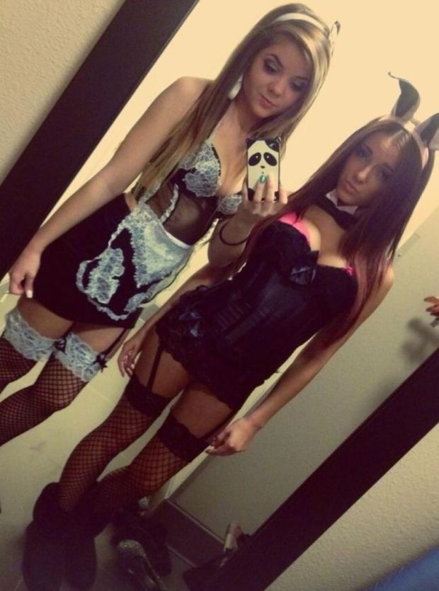 two sexy amateur chicks