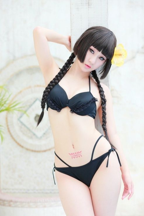 sexy asian bikini cosplay