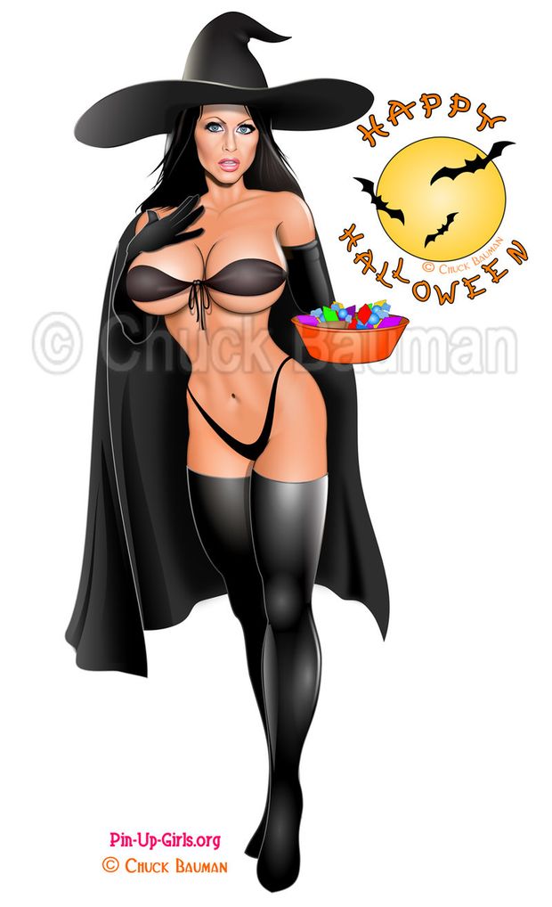 witch pinup
