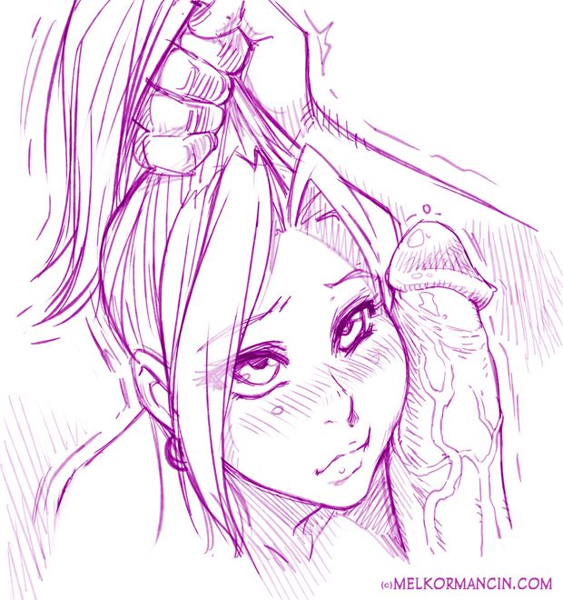 Warm up Sketch - Dominant male by MelkorMancin