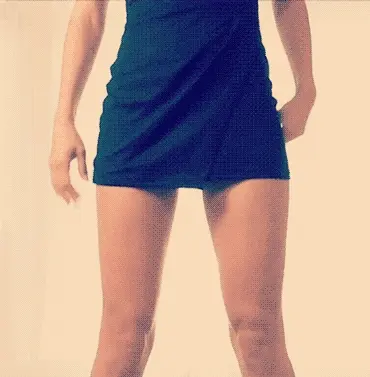 Hipster lifting skirt