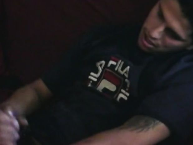 Masturbate dick in the jeans