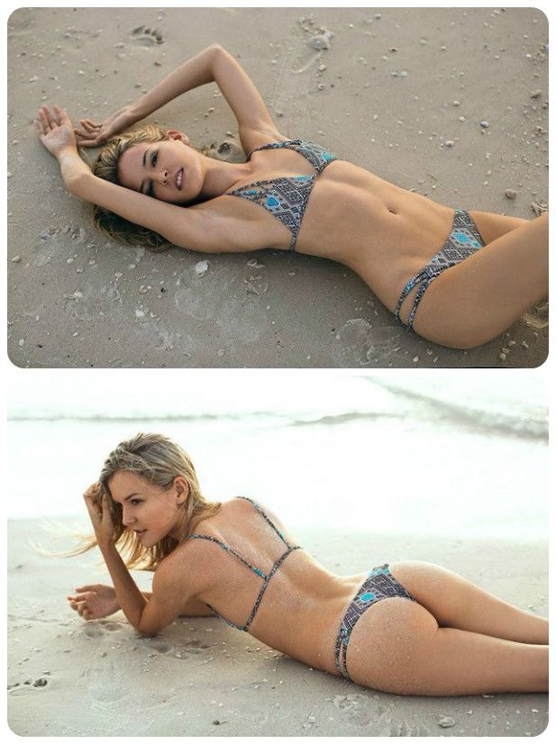 Florida blonde on the beach