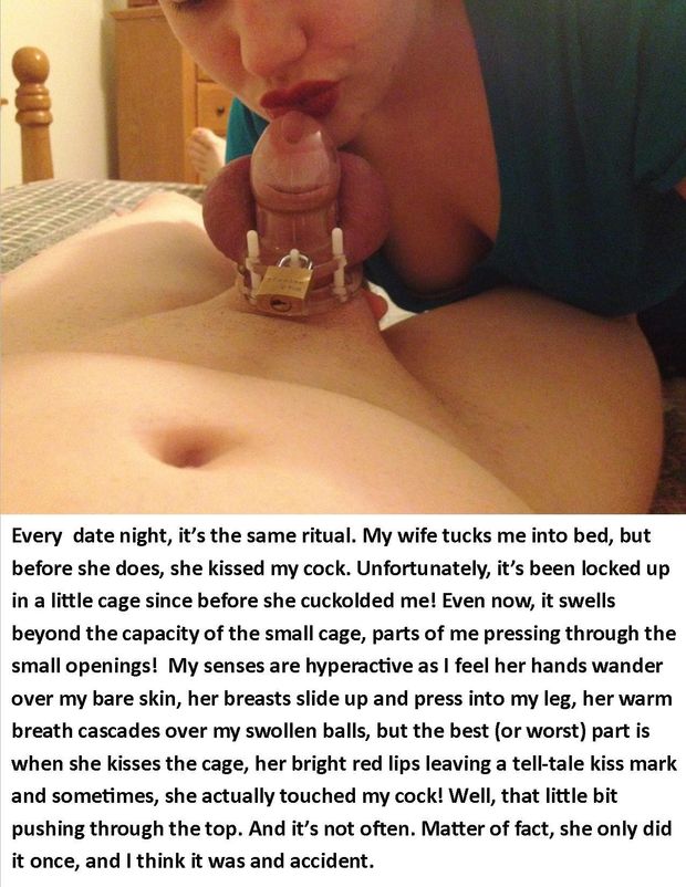 Cuckold Captions Tease Deny Then Cage That