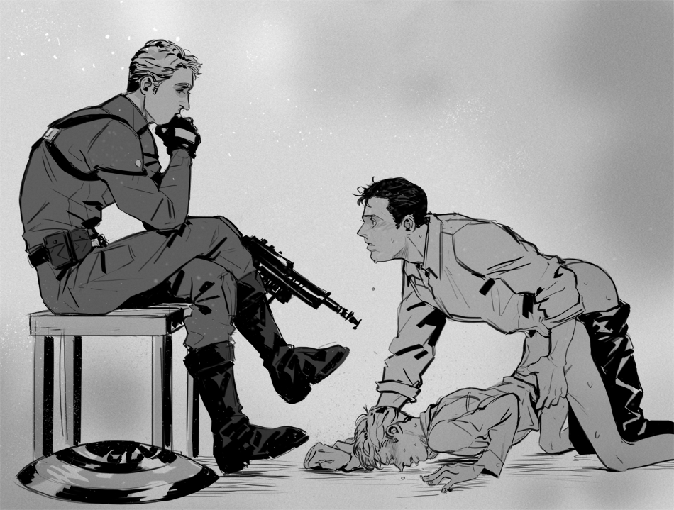 the avengers steve and two others
