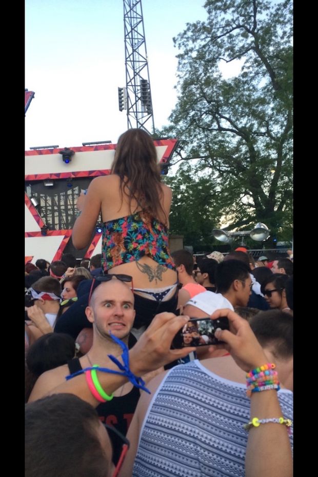 At a rave