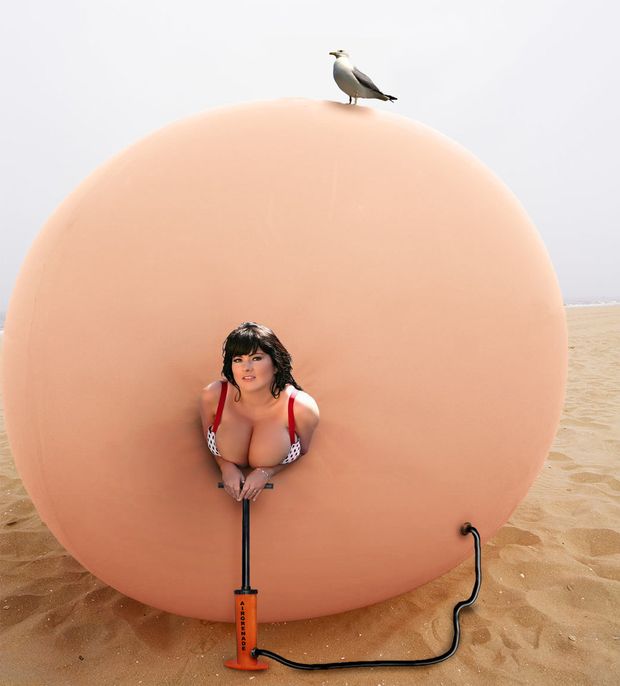 Rachel Aldana Beachball by Air Grenade