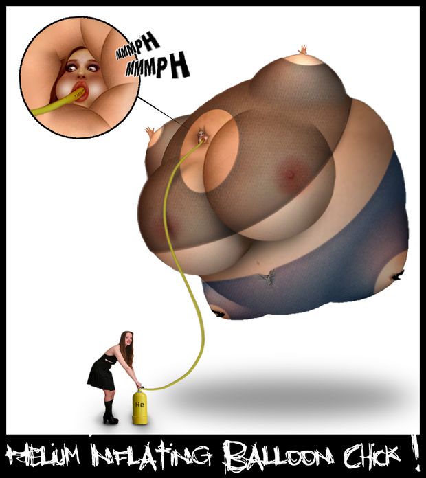 Hellresident's Helium Inflating Balloon Chick