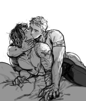 the avengers steve & bucky