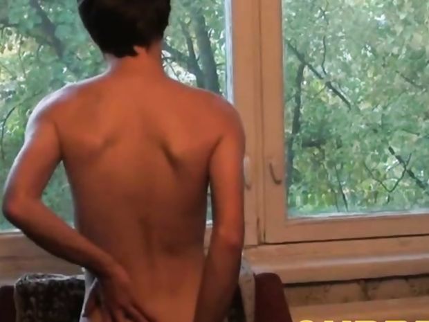 Bewitching excited twink schlong masturbation