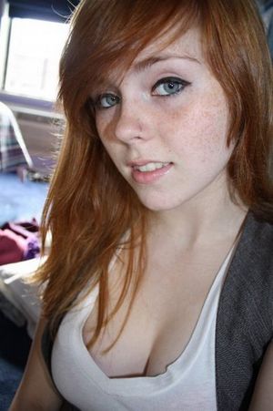 Redhead teen big boobs