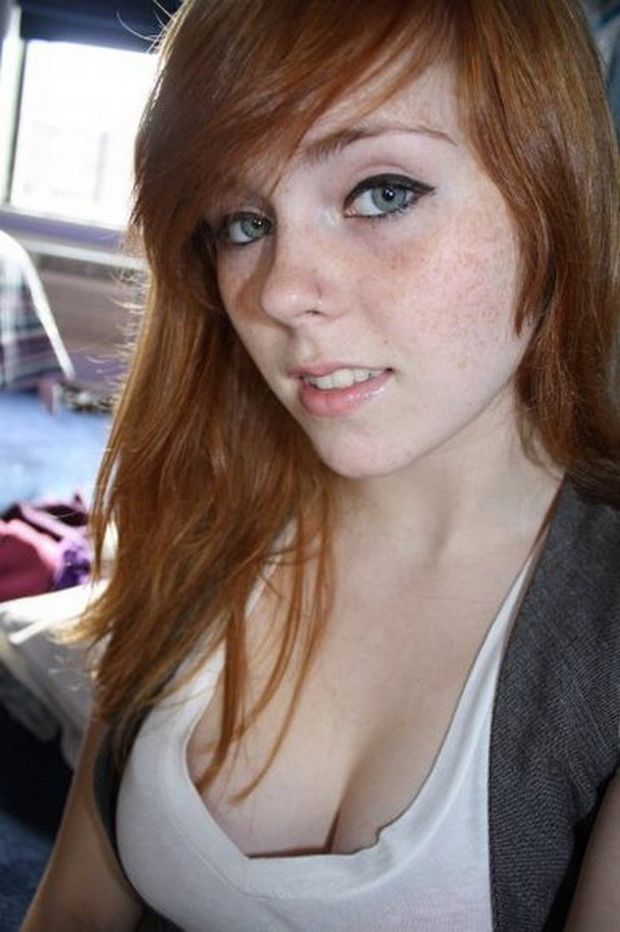 Redhead teen big boobs