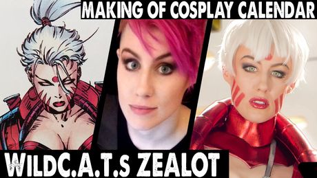 WildC.A.T.S Zealot - Cosplay Calendar Making of #5 (featuring Comicbookgirl 19) [click to 8:01]