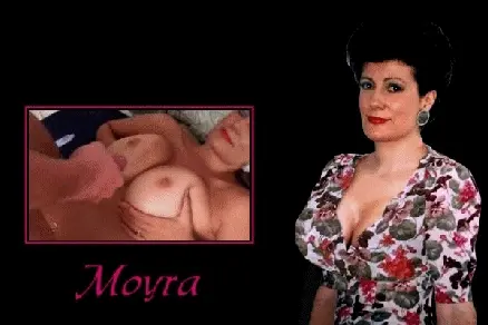 Moyra getting her tits splashed