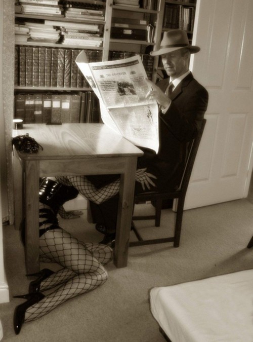 She came in for an interview so I asked her to show me her skills while I read the paper