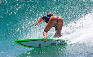 Alana blanchard surfer girl bending over