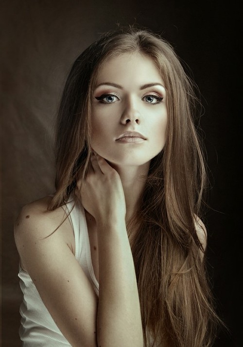 Pretty brunette from Boudoir Divas