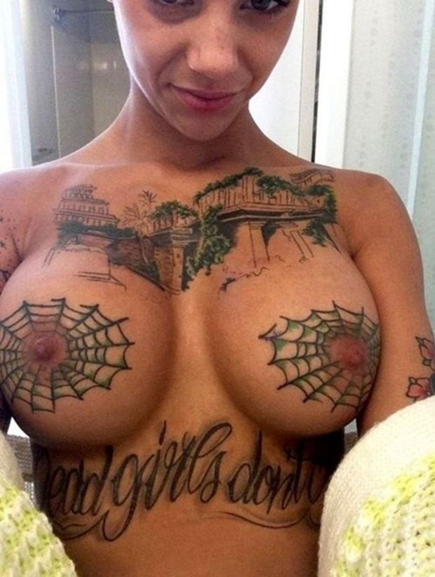 Naked Women Tattoos Gallery