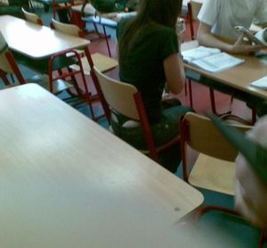 Helping students study.. Treated to thong