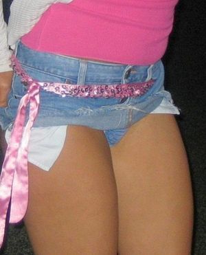 Upskirt Panty Flash.