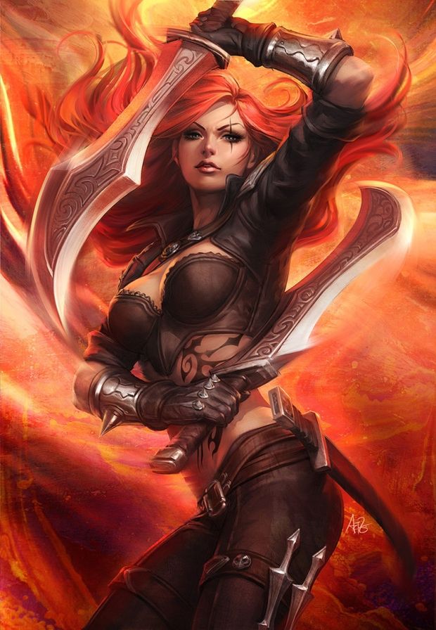 Katarina Poster Art by Artgerm