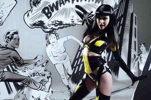 classic superheroine shoot with Bizarre magazine!