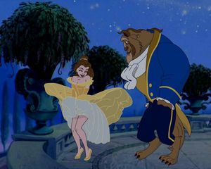 Beauty and the Beast Marilyn Monroe Seven-Year-Itch pose