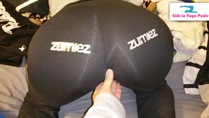 A fan’s wife bent over