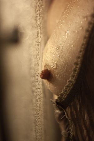 Hot Naked Centerfold Wearing Suspenders Only 5489