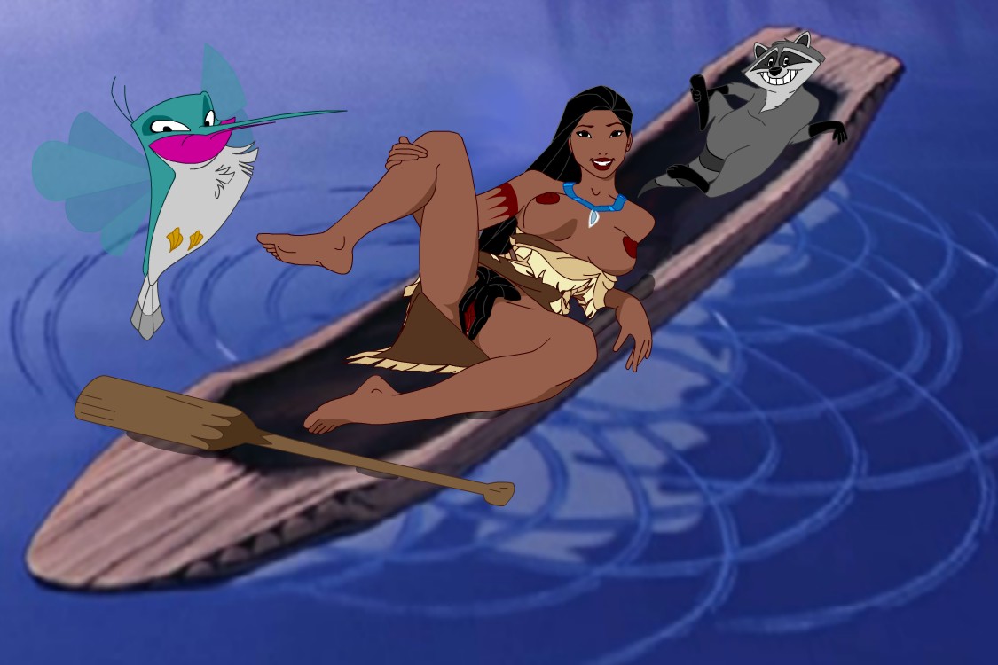 Pocahontas just around the river bend