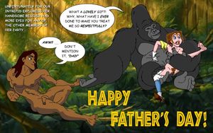 Tarzan gets his dad a gift