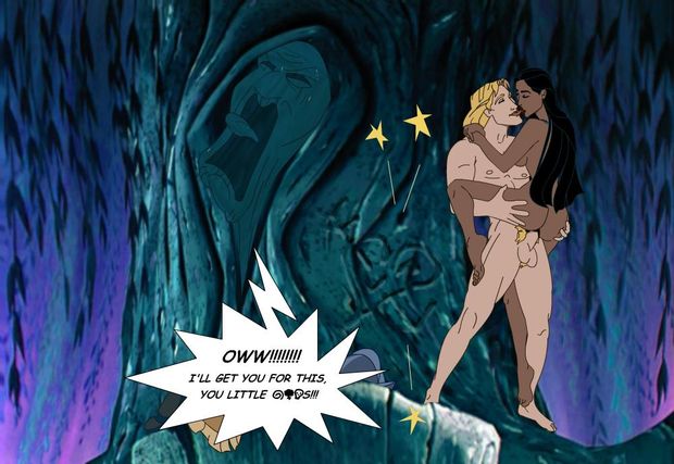Pocahontas's Grandmother Willow is not a fan of permanent tattoos in her bark