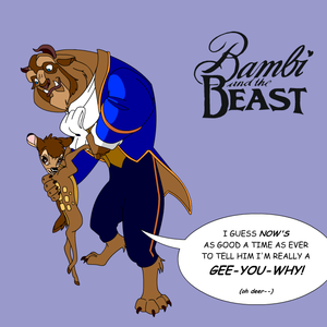 Bambi and the Beast sans background