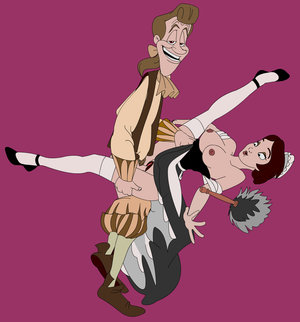 Beauty and the Beast Human Again Lumiere and Fifi sans background