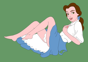 Beauty and the Beast Belle unfinished tease 1/2 higher resolution