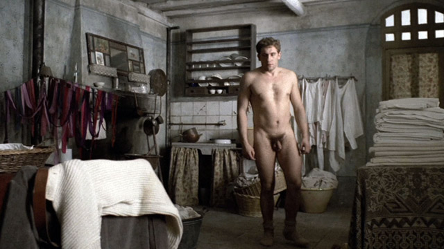 Robert and Gerard strip down and receive a tug from an epileptic chick. There’s nice shot of Gerard tugging on his foreskin while sitting at