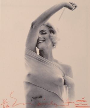 Marilyn in see thru top