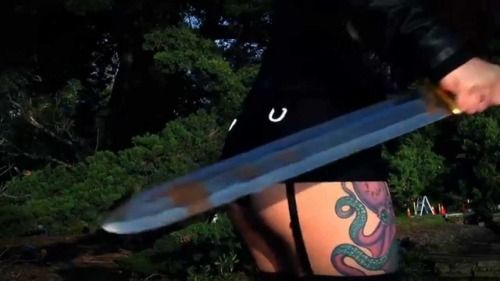 Zoopygirl Butt with sword