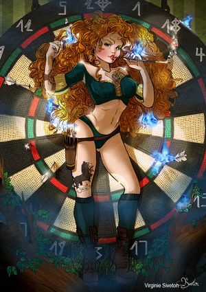 Tribute to Merida by VirginieSiveton